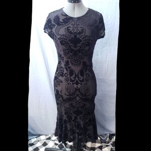 Felicity & Coco Black Patterned Maxi Dress